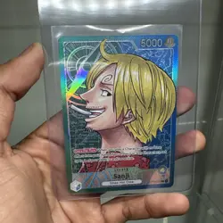 One Piece TCG Sanji Alternate Art OP02-026 Paramount War Foil, English - Image 1