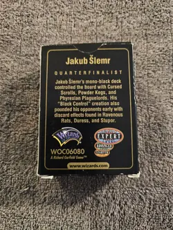 Magic the Gathering World Championship decks 1999 Jakub Slemr mono black - Image 2