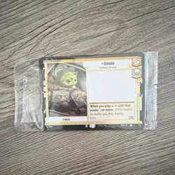 Star Wars Unlimited Grogu Leader Card Spark of Rebellion English Regular Common - Image 1