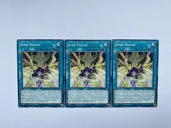 X3 BLZD-EN053 Junk Signal : Common 1st Edition Mint YuGiOh Card - Image 1