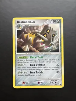 Pokemon TCG Bastiodon Platinum Regular Rare Card 20/127 MP - Image 1