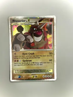 Pokemon TCG Rhyperior Lv X DP29 holo 2008 LP Card - Image 1