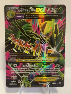 Pokemon Card M Sceptile EX 85/98 XY Ancient Origins Full Art Ultra Rare Played - Image 1