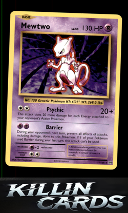 Mewtwo 51/108 Pokemon Rare XY - Evolutions Card LP - Image 1
