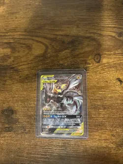 Pikachu and Zekrom Tag Team Gx Promo Full Art SM168 Pokemon Card - Image 1