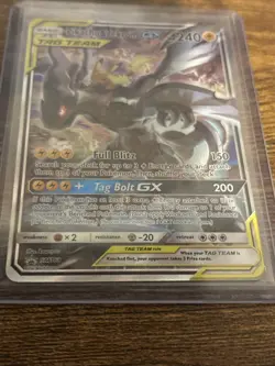 Pikachu and Zekrom Tag Team Gx Promo Full Art SM168 Pokemon Card - Image 3