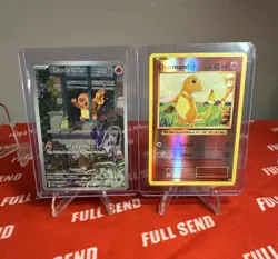 Pokemon TCG Charmander SWSH Black Star Promo 2-Card Lot SWSH044/SWSH168 - Image 1