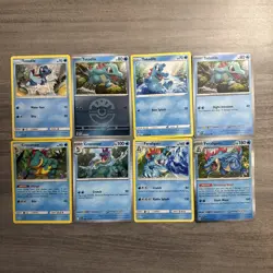Totodile Croconaw Feraligatr Pokemon Card Collection Lot Of 8 W Holo And Reverse - Image 1