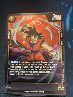 Dragon Ball Super Card Game Son Goku Battle Regular Fb09-079 - Image 1
