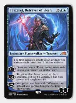Tezzeret, Betrayer of Flesh 84 Kamigawa: Neon Dynasty Magic: The Gathering NM - Image 1