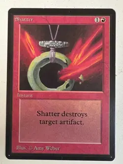 Magic the Gathering MTG Beta Shatter NM (Beta Bob) - Image 1