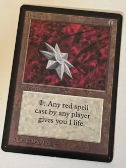 Magic the Gathering MTG Beta Iron Star NM (Beta Bob) - Image 1