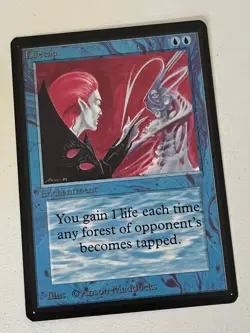 Magic the Gathering MTG Beta Lifetap NM (Beta Bob) - Image 1