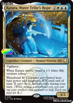 Katara, Water Tribe's Hope EN [TLA - 231] - NM [Foil] TCG MTG - Image 1