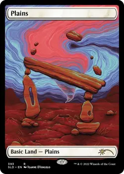 MTG Plains (393) - Foil - The Astrology Lands: Libra, NM-Mint, English Secret La - Image 1