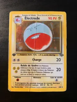 Carte Pokemon : Electrode 2/64 Edition 1 Jungle Wizards Francaise - Image 1