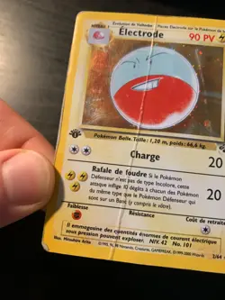 Carte Pokemon : Electrode 2/64 Edition 1 Jungle Wizards Francaise - Image 3
