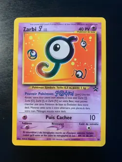Carte Pokemon : Zarbi J 38 Promo Black Star Wizards Francaise - Image 1