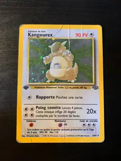 Carte Pokemon : Kangourex 5/64 Edition 1 Jungle Wizards Francaise - Image 1