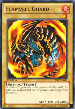 Flamvell Guard - SDBE-EN005 - Common - Unlimited Edition - Near Mint - Structure - Image 1