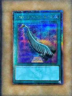 Yugioh Harpie's Feather Duster EDC1-EN001 Quarter Century Rare TP8 Art NM - Image 1