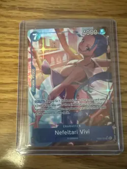 Bandai One Piece Card Game Nefeltari Vivi EB04-025 7 Cost 4000 Counter +1000 - Image 1
