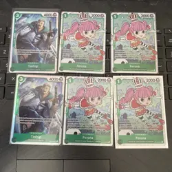 Lot De 6 Cartes One Piece De 4 Perona Op12 Et 2 Tashigi Op10 - Image 1