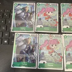 Lot De 6 Cartes One Piece De 4 Perona Op12 Et 2 Tashigi Op10 - Image 2