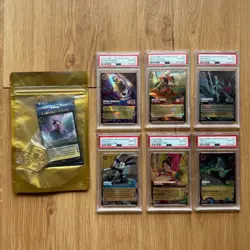 PSA 10 D23 Disney Lorcana Set Collection + Mickey Playful Sorcerer Promo - Image 1