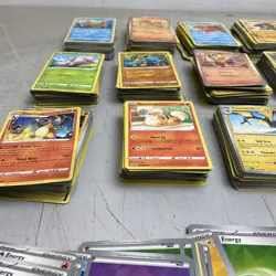 Pokemon TCG job lot 500+ cards shiny base and energy unchecked house find - Image 3