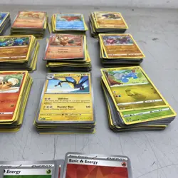 Pokemon TCG job lot 500+ cards shiny base and energy unchecked house find - Image 4
