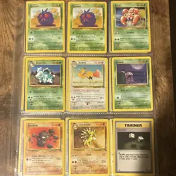 3 Pages of Old School Pokemon TCG (50+ Cards) - Image 3