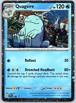 Quagsire - 156 SV: Scarlet & Violet Promo Cards - English Promo NM Holo - Image 1