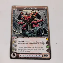 Chaotic TCG Card Makanaz Creature Common TOT Turn of the Tide Max W S - Image 1