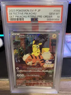 Detective Pikachu - 098/SV-P PSA 10 Promotional Cards Holo (Japanese) - Image 3