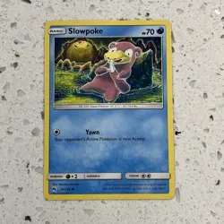Slowpoke 54/214 Common Tomokazu Komiya SM - Lost Thunder Pokemon Card - Image 1