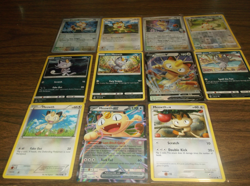 POKEMON 11 CARD CHARACTER TYPE LOT "MEOWTH" - Image 1