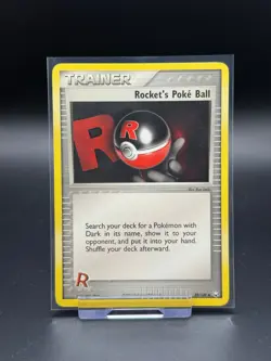 Rocket's Poke Ball 89/109 EX Team Rocket Returns LP Pokemon Card TCG Vintage 200 - Image 1