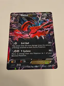 2014 Pokemon Trading Card Game PROMO Yveltal EX XY08 pokemon cards TCG - Read - Image 2