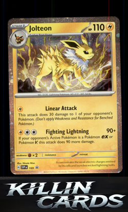 Jolteon - 169 (Cosmos Holo) 169 Pokemon Rare SV: Scarlet & Violet Promo Cards Ca - Image 1