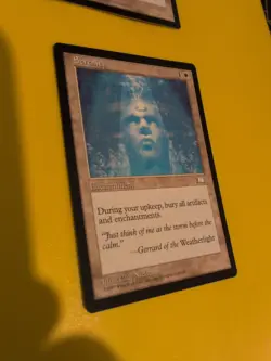Serentiy Enchantment Old Vintage. Weatherlight Magic the Gathering Card. - Image 4