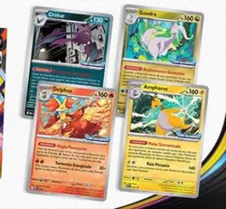 Pokemon Chaos Rising Prerelease Staff Promos - Sealed PT-BR (4 Cards) - Image 3