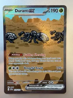 Pokemon TCG Durant EX Surging Sparks Holo Card 236/191 Special Illustration Rare - Image 1
