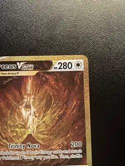 Pokemon Arceus VSTAR TCG Crown Zenith Holo Card GG70/GG70 Secret Rare NM - Image 3