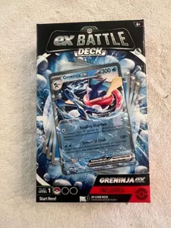 Pokemon ex Battle Deck Greninja "ex" NEW 60 Card Preconstructed Christmas! - Image 1