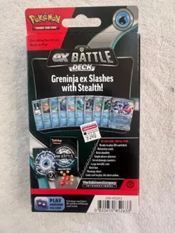 Pokemon ex Battle Deck Greninja "ex" NEW 60 Card Preconstructed Christmas! - Image 3