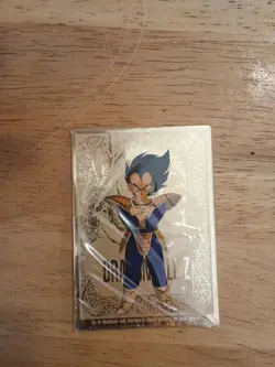1998 Dragon Ball Z Vegeta Gold Foil card - Image 1