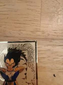 1998 Dragon Ball Z Vegeta Gold Foil card - Image 5