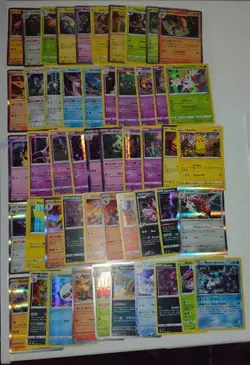 Lot of 250 Pokemon Cards Holo Reverse Holo Common Rares 4 - Image 1