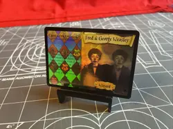 Vintage 2001 Harry Potter TCG Fred & George Weasley 5/80 Holo Foil Card NM - Image 1